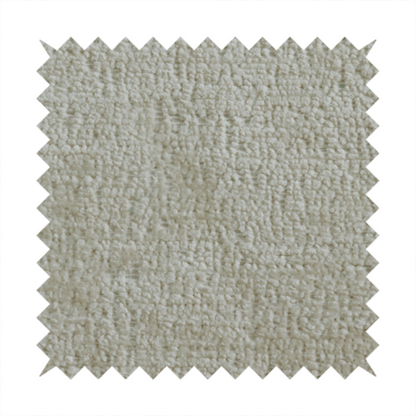 Delhi Soft Chenille Plain Textured In Cream Upholstery Fabric CTR-2313