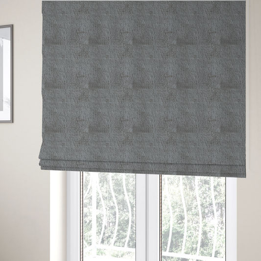 Delhi Soft Chenille Plain Textured In Mocha Upholstery Fabric CTR-2314 - Roman Blinds