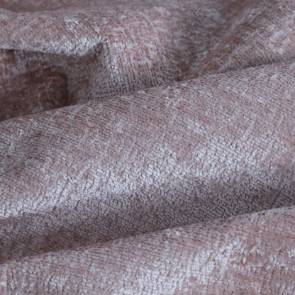 Delhi Soft Chenille Plain Textured In Pink Upholstery Fabric CTR-2316