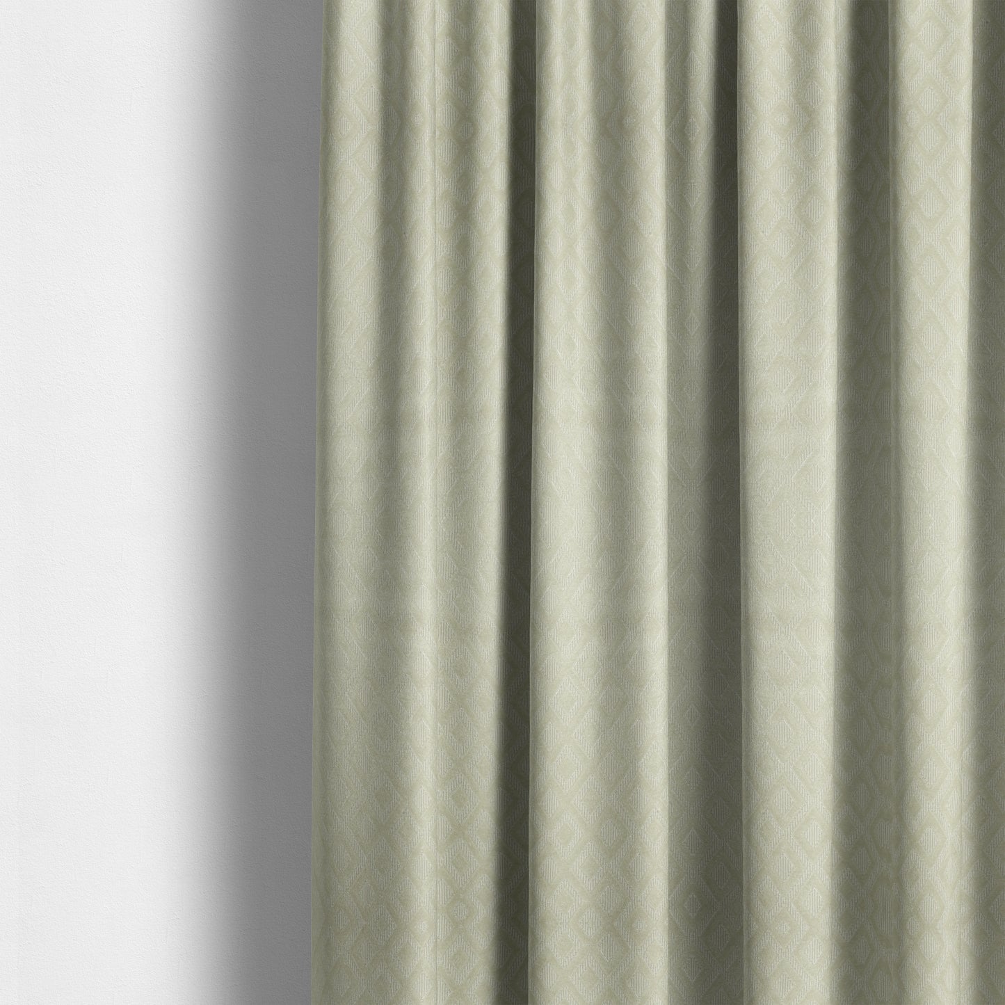 Camden Velvet Geometric Inspired Beige Upholstery Fabric CTR-2316 - Made To Measure Curtains