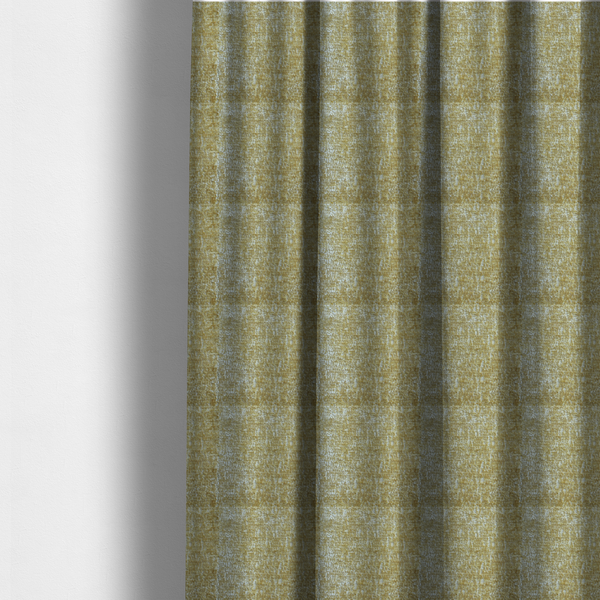 Delhi Soft Chenille Plain Textured In Yellow Upholstery Fabric CTR-2317 - Made To Measure Curtains