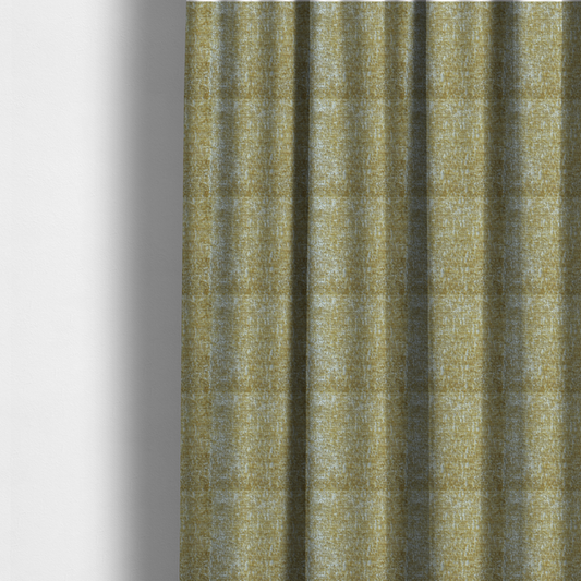 Delhi Soft Chenille Plain Textured In Yellow Upholstery Fabric CTR-2317 - Made To Measure Curtains
