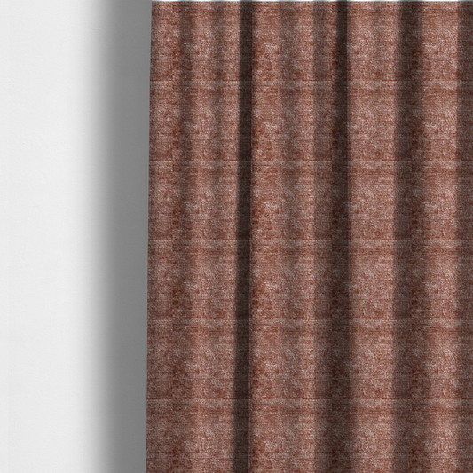 Delhi Soft Chenille Plain Textured In Orange Upholstery Fabric CTR-2318 - Made To Measure Curtains