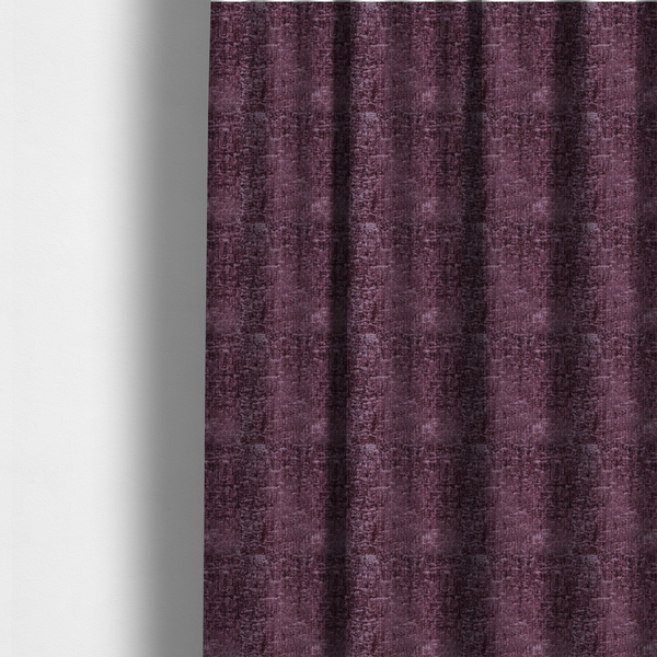 Delhi Soft Chenille Plain Textured In Red Upholstery Fabric CTR-2319 - Made To Measure Curtains