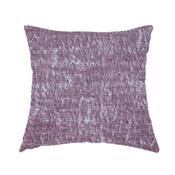 Delhi Soft Chenille Plain Textured In Dusty Pink Upholstery Fabric CTR-2320 - Handmade Cushions