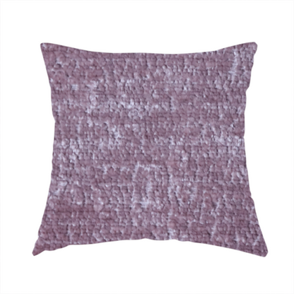 Delhi Soft Chenille Plain Textured In Dusty Pink Upholstery Fabric CTR-2320 - Handmade Cushions