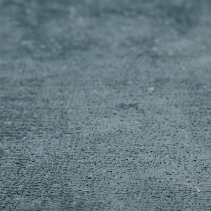 Delhi Soft Chenille Plain Textured In Teal Upholstery Fabric CTR-2322