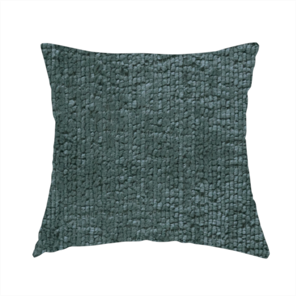 Delhi Soft Chenille Plain Textured In Emerald Green Upholstery Fabric CTR-2324 - Handmade Cushions