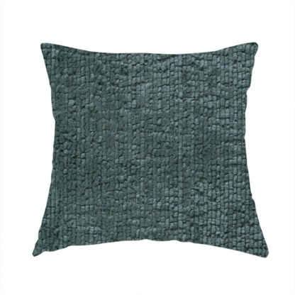 Delhi Soft Chenille Plain Textured In Emerald Green Upholstery Fabric CTR-2324 - Handmade Cushions