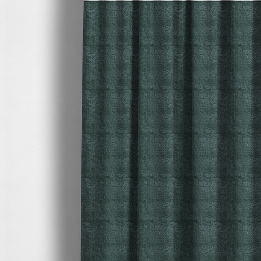 Delhi Soft Chenille Plain Textured In Emerald Green Upholstery Fabric CTR-2324 - Made To Measure Curtains