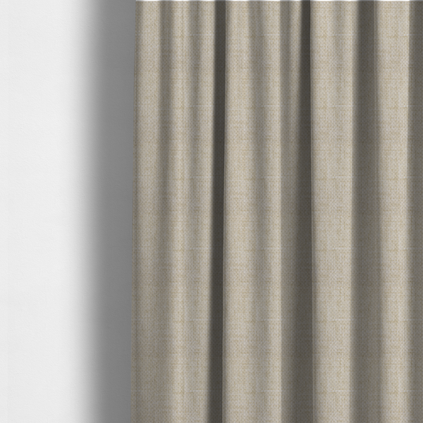 Parson Soft Velour Printed Weave Effect Upholstery Fabric Cream Colour CTR-2325 - Made To Measure Curtains