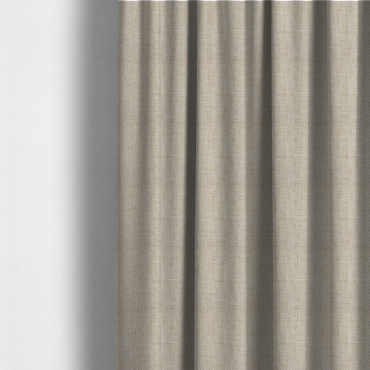 Parson Soft Velour Printed Weave Effect Upholstery Fabric Cream Colour CTR-2325 - Made To Measure Curtains