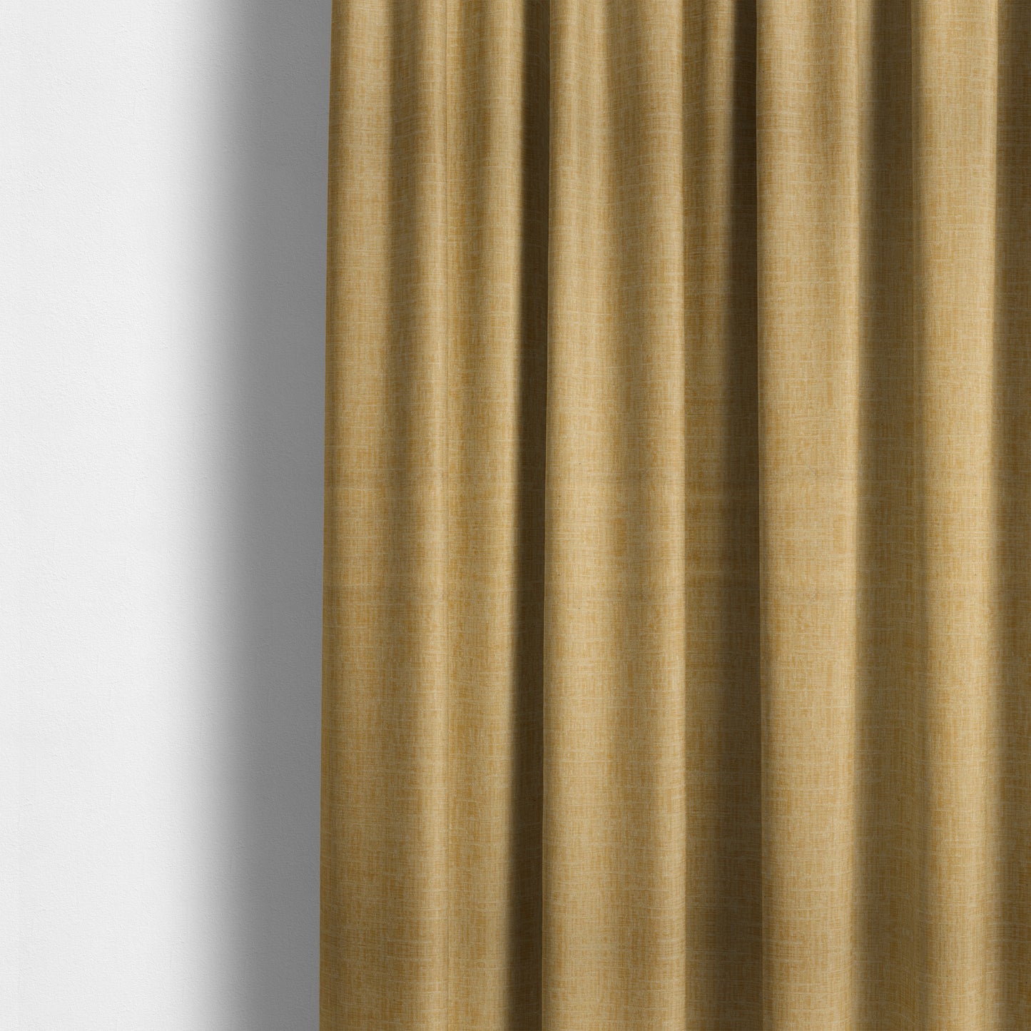 Vienna Semi Plain Chenille Yellow Upholstery Fabric CTR-2332 - Made To Measure Curtains