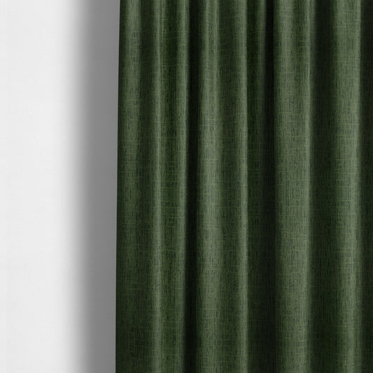 Vienna Semi Plain Chenille Green Upholstery Fabric CTR-2333 - Made To Measure Curtains