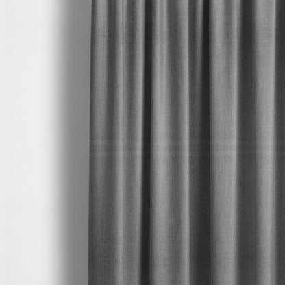 Vienna Semi Plain Chenille Stone Silver Upholstery Fabric CTR-2337 - Made To Measure Curtains