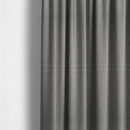 Vienna Semi Plain Chenille Stone Silver Upholstery Fabric CTR-2337 - Made To Measure Curtains