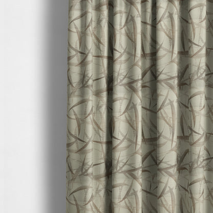 Budapest Abstract Pattern Brown Colour Upholstery Fabric CTR-2341 - Made To Measure Curtains