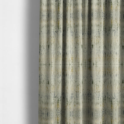 Budapest Herringbone Pattern Green Colour Upholstery Fabric CTR-2346 - Made To Measure Curtains