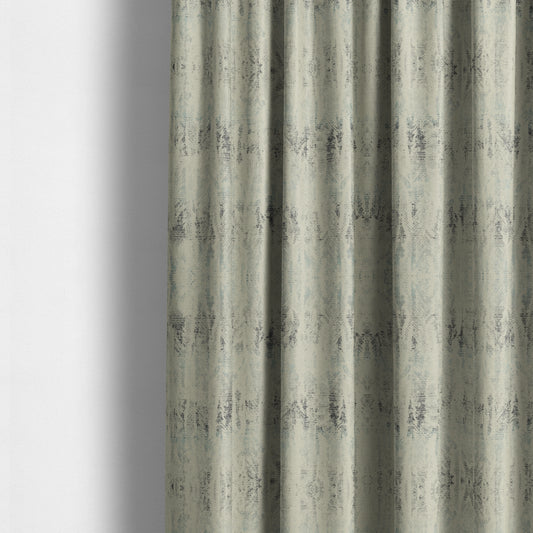 Budapest Herringbone Pattern Blue Colour Upholstery Fabric CTR-2348 - Made To Measure Curtains