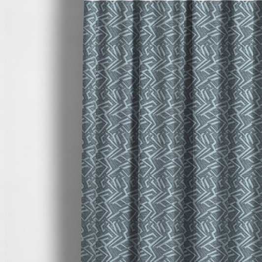 Darjeeling Textured Chenille Pattern In Silver Grey Upholstery Fabric CTR-2351 - Made To Measure Curtains