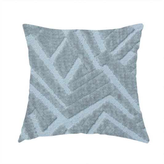 Darjeeling Textured Chenille Pattern In Light Grey Upholstery Fabric CTR-2352 - Handmade Cushions