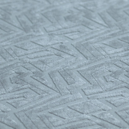 Darjeeling Textured Chenille Pattern In Light Grey Upholstery Fabric CTR-2352