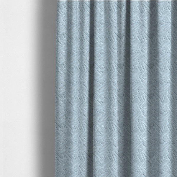 Darjeeling Textured Chenille Pattern In White Upholstery Fabric CTR-2353 - Made To Measure Curtains
