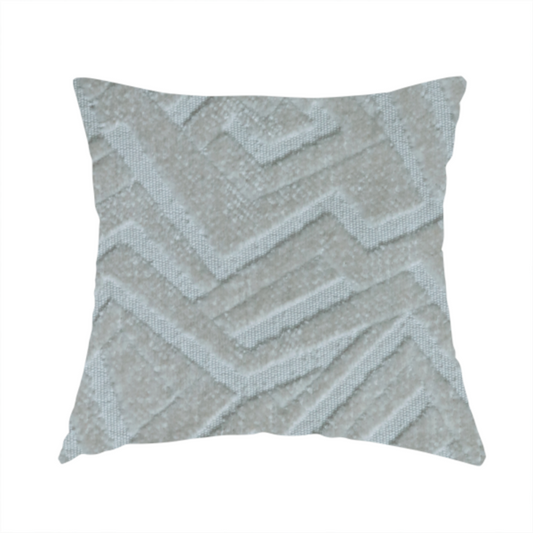 Darjeeling Textured Chenille Pattern In Cream Upholstery Fabric CTR-2354 - Handmade Cushions