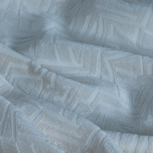 Darjeeling Textured Chenille Pattern In Cream Upholstery Fabric CTR-2354