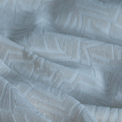 Darjeeling Textured Chenille Pattern In Cream Upholstery Fabric CTR-2354