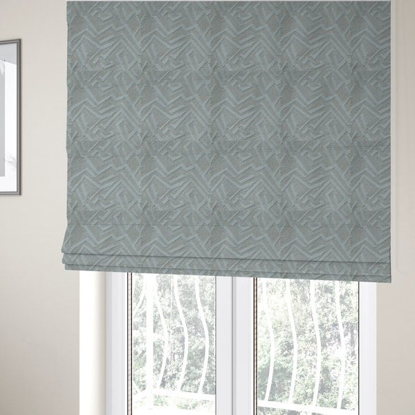 Darjeeling Textured Chenille Pattern In Cream Upholstery Fabric CTR-2354 - Roman Blinds