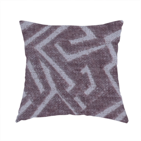 Darjeeling Textured Chenille Pattern In Pink Upholstery Fabric CTR-2357 - Handmade Cushions