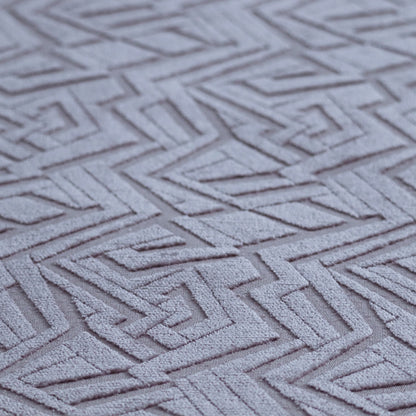 Darjeeling Textured Chenille Pattern In Pink Upholstery Fabric CTR-2357