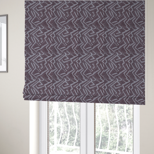 Darjeeling Textured Chenille Pattern In Pink Upholstery Fabric CTR-2357 - Roman Blinds