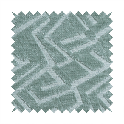 Darjeeling Textured Chenille Pattern In Green Upholstery Fabric CTR-2358