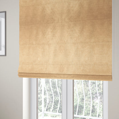 Liberty Textured Plain Shimmer Velvet Beige Upholstery Fabric CTR-2364 - Roman Blinds