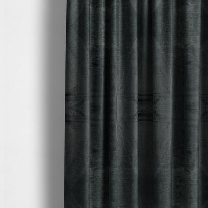 Liberty Textured Plain Shimmer Velvet Grey Upholstery Fabric CTR-2376 - Made To Measure Curtains