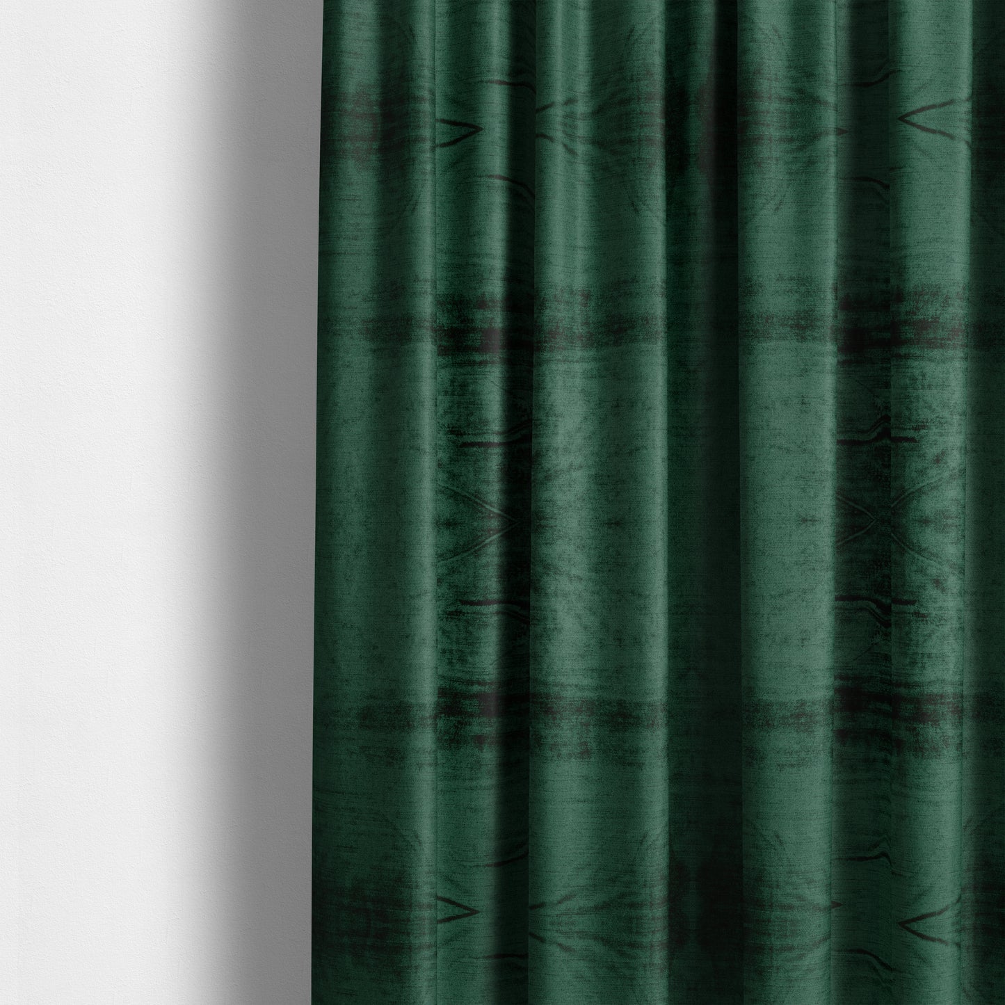 Liberty Textured Plain Shimmer Velvet Green Upholstery Fabric CTR-2382 - Made To Measure Curtains