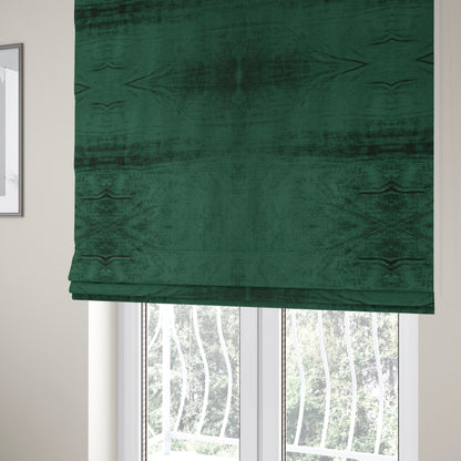 Liberty Textured Plain Shimmer Velvet Green Upholstery Fabric CTR-2382 - Roman Blinds