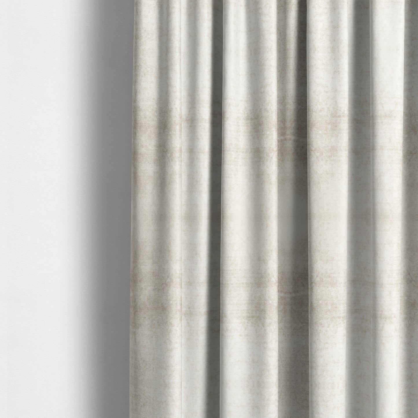 Madrid Soft Plain Shimmer Velvet Beige Upholstery Fabric CTR-2389 - Made To Measure Curtains