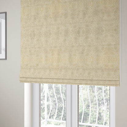 Istanbul Range Of Faint Paisley Pattern In Silver Grey Colour Furnishing Fabric CTR-239 - Roman Blinds