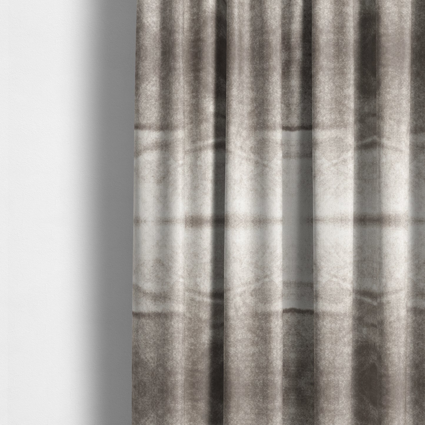 Madrid Soft Plain Shimmer Velvet Silver Upholstery Fabric CTR-2390 - Made To Measure Curtains