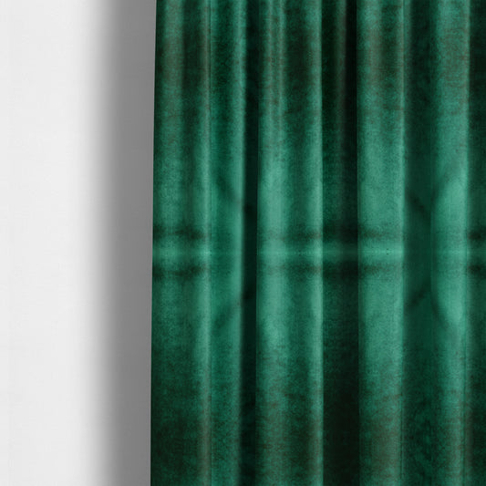 Madrid Soft Plain Shimmer Velvet Green Upholstery Fabric CTR-2399 - Made To Measure Curtains