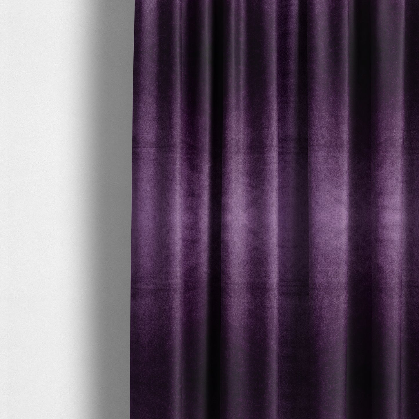 Madrid Soft Plain Shimmer Velvet Violet Purple Upholstery Fabric CTR-2406 - Made To Measure Curtains