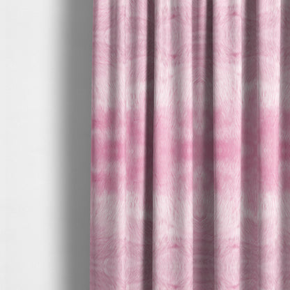 Silkie Faux Fur Material Bright Pink Colour Fabric CTR-2418 - Made To Measure Curtains