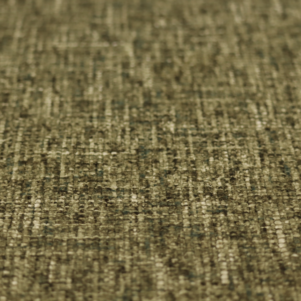 Parson Soft Velour Printed Weave Effect Upholstery Fabric Moss Green Colour CTR-2427