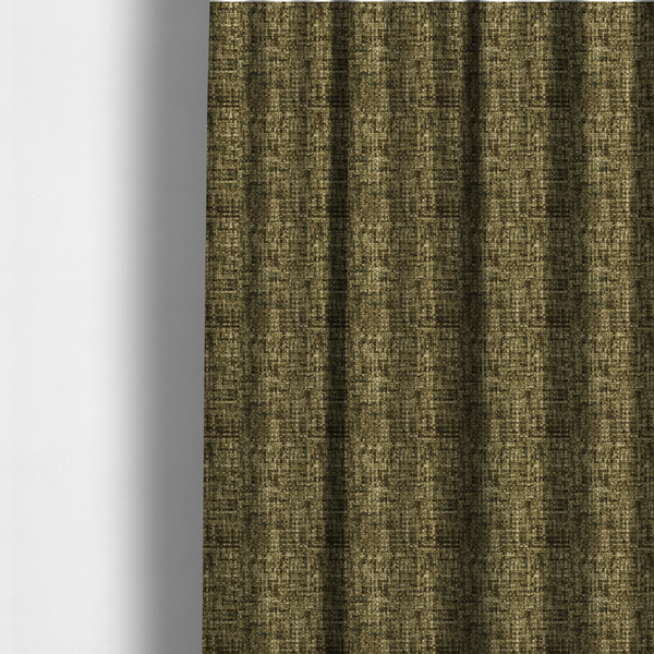 Parson Soft Velour Printed Weave Effect Upholstery Fabric Moss Green Colour CTR-2427 - Made To Measure Curtains