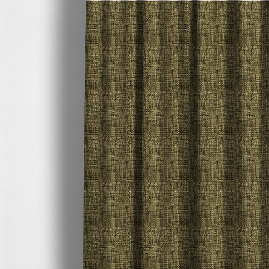 Parson Soft Velour Printed Weave Effect Upholstery Fabric Moss Green Colour CTR-2427 - Made To Measure Curtains