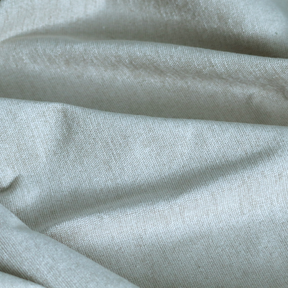 Lima Plain Smooth Textured Chenille In Cream Colour Upholstery Fabric CTR-2433