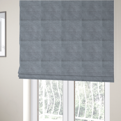 Lima Plain Smooth Textured Chenille In Mocha Brown Colour Upholstery Fabric CTR-2435 - Roman Blinds
